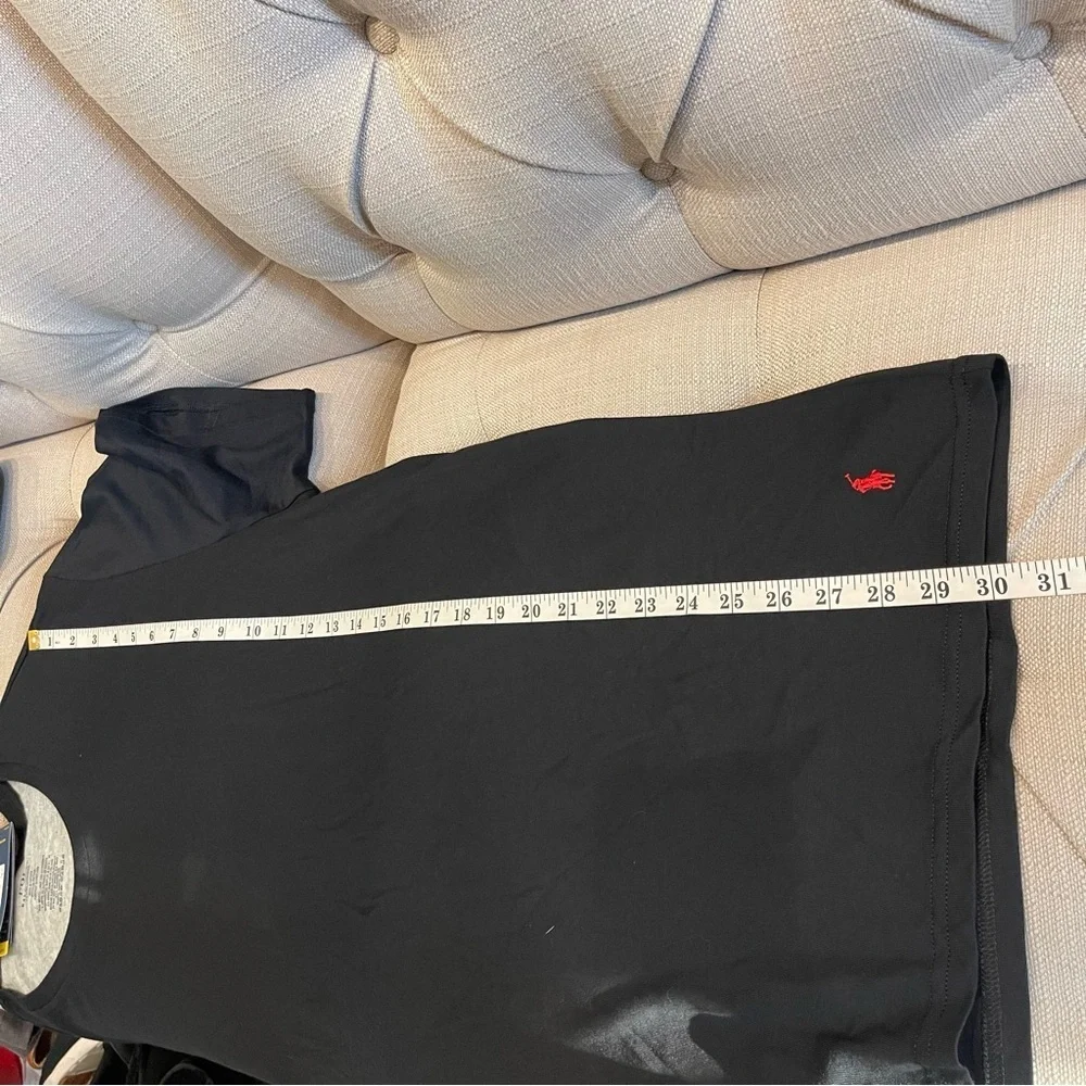 Polo Ralph Lauren Black and Gray Polo Shirt Men’s XL NWT